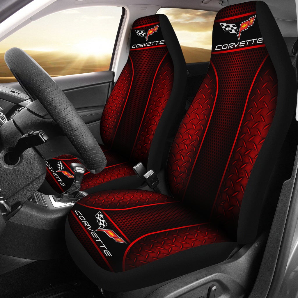 2 Front Corvette C6 Seat Covers 