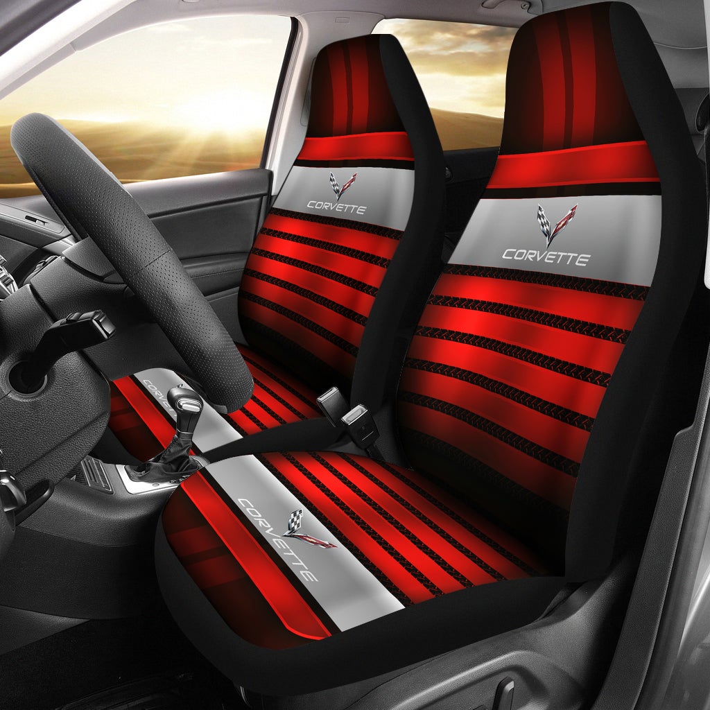 2 Front Corvette C7 Seat Covers 