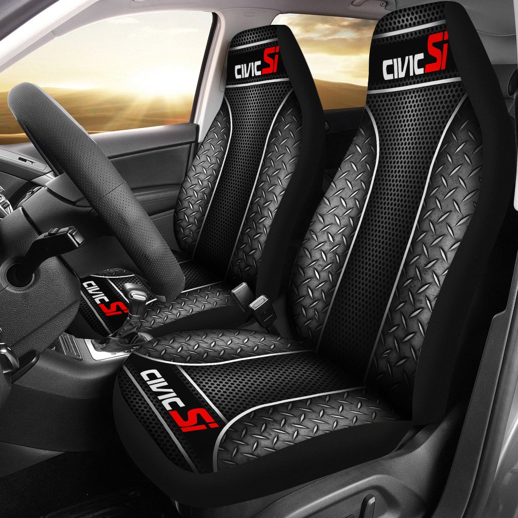 2 Front Honda Civic Si Seat Covers 