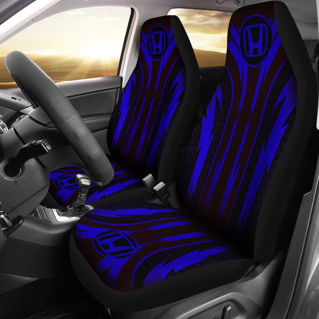 2 Front Honda Seat Covers Blue 