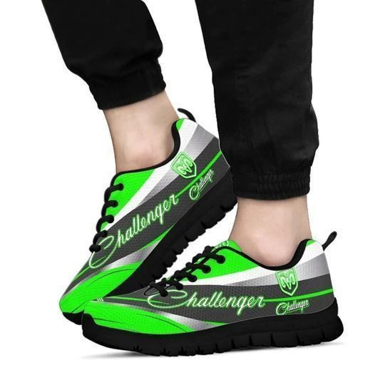 3D Printed Dodge Challenger  Sneakers For Men & Women Ver 2 (Green)