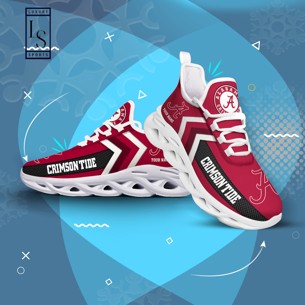 Alabama Crimson Tide Personalized Max Soul Shoes