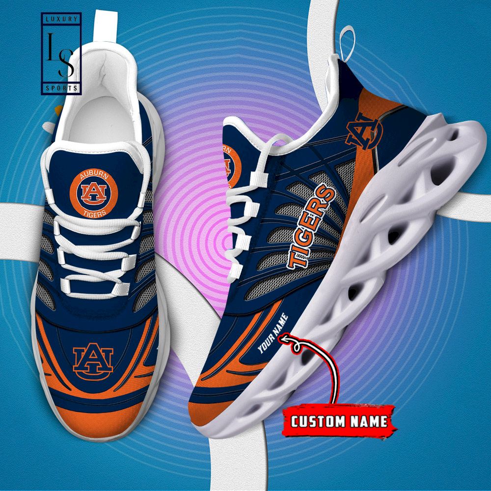 Auburn Tigers Custom Name Max Soul Shoes