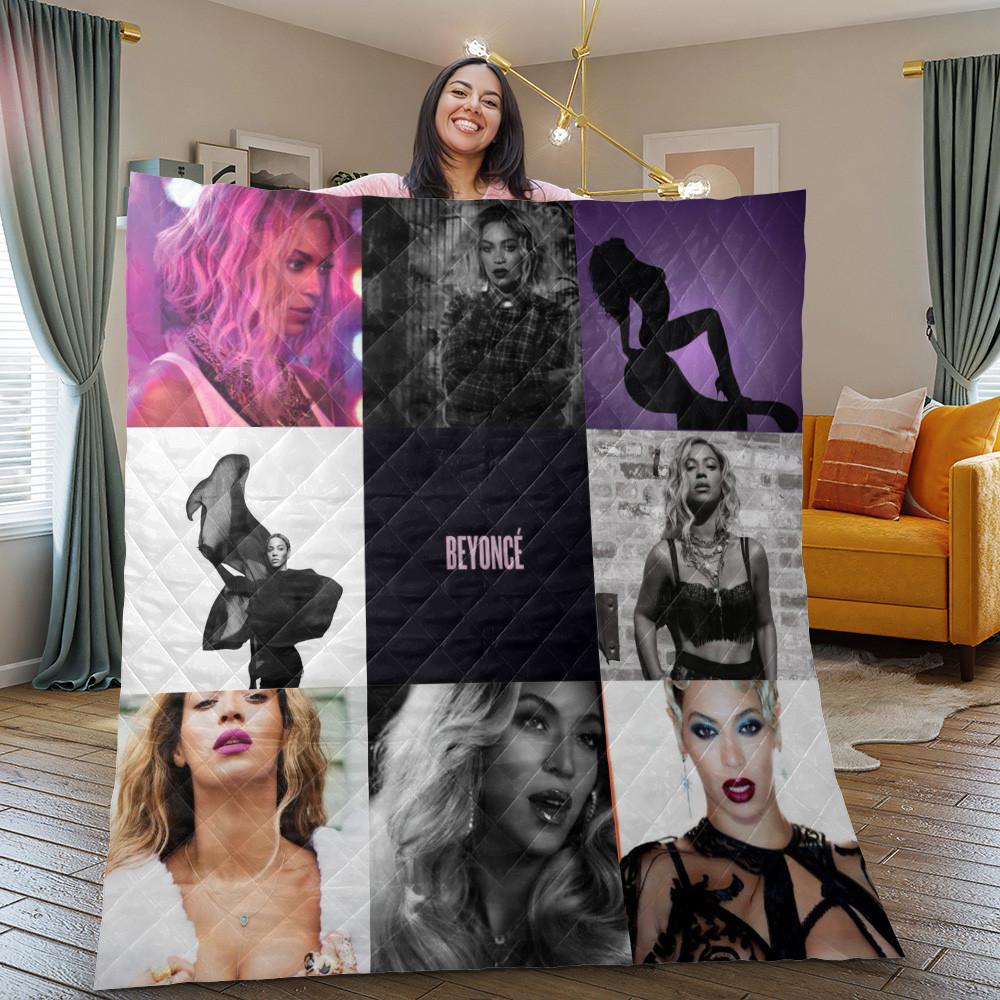 Beyonce Singer Fan Gift Ver322, Beyonce Album Covers Quilt Blanket