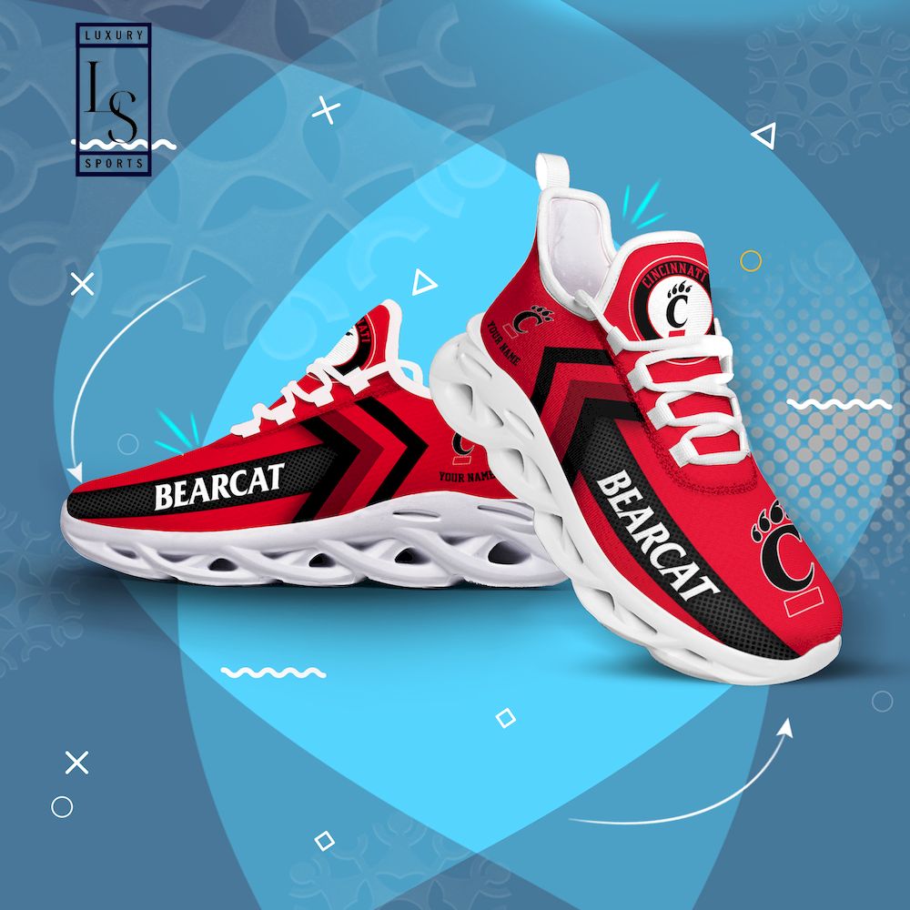 Cincinnati Bearcats Personalized Max Soul Shoes