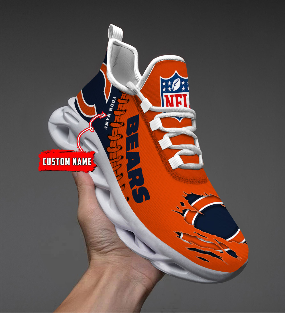    Custom name    Chicago Bears Personalized Max Soul Shoes   DS001