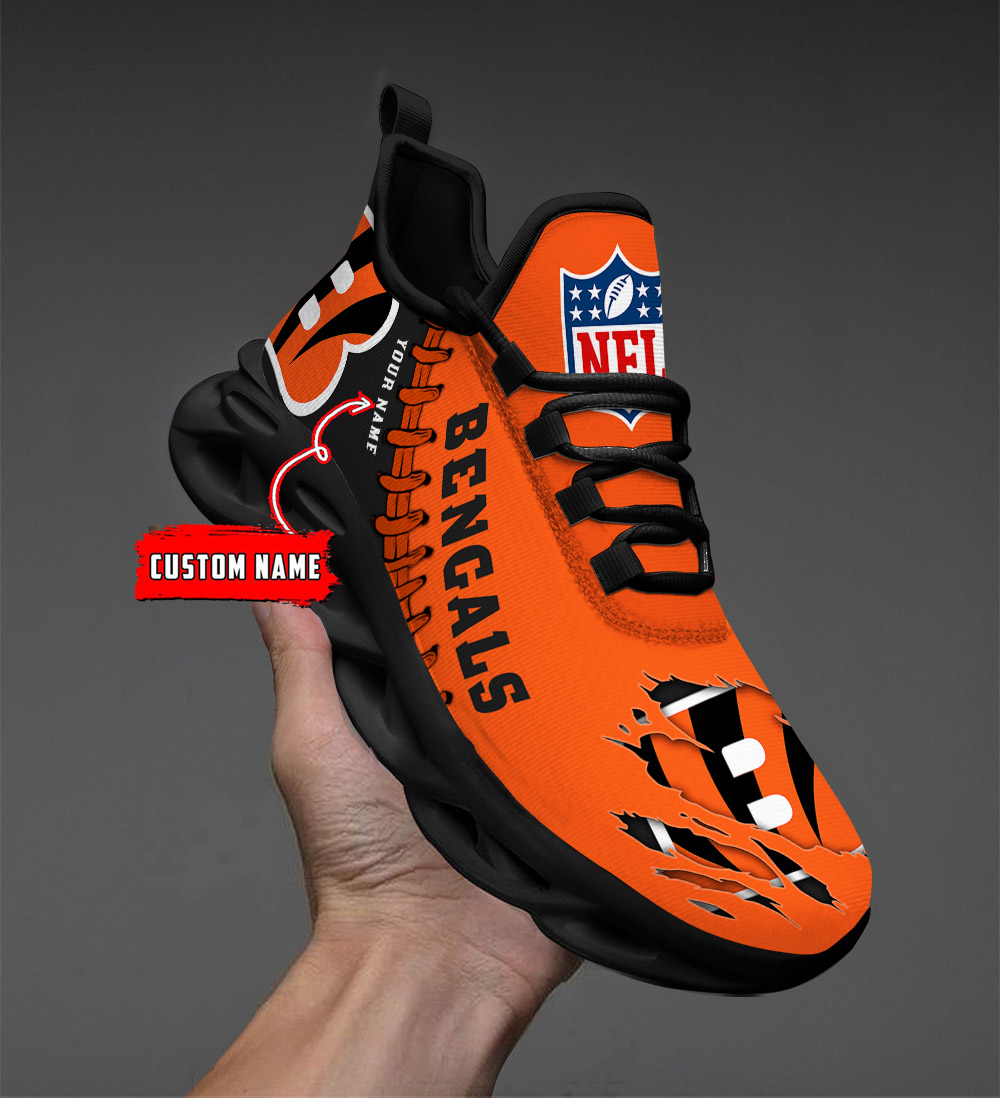    Custom name    Cincinnati Bengals Personalized Max Soul Shoes   DS001