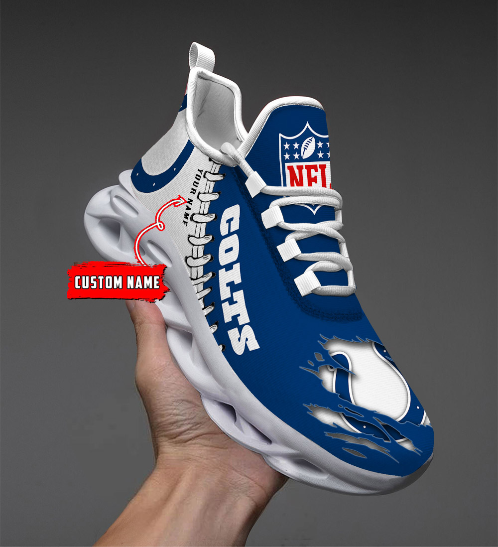    Custom name    Indianapolis Colts Personalized Max Soul Shoes   DS001