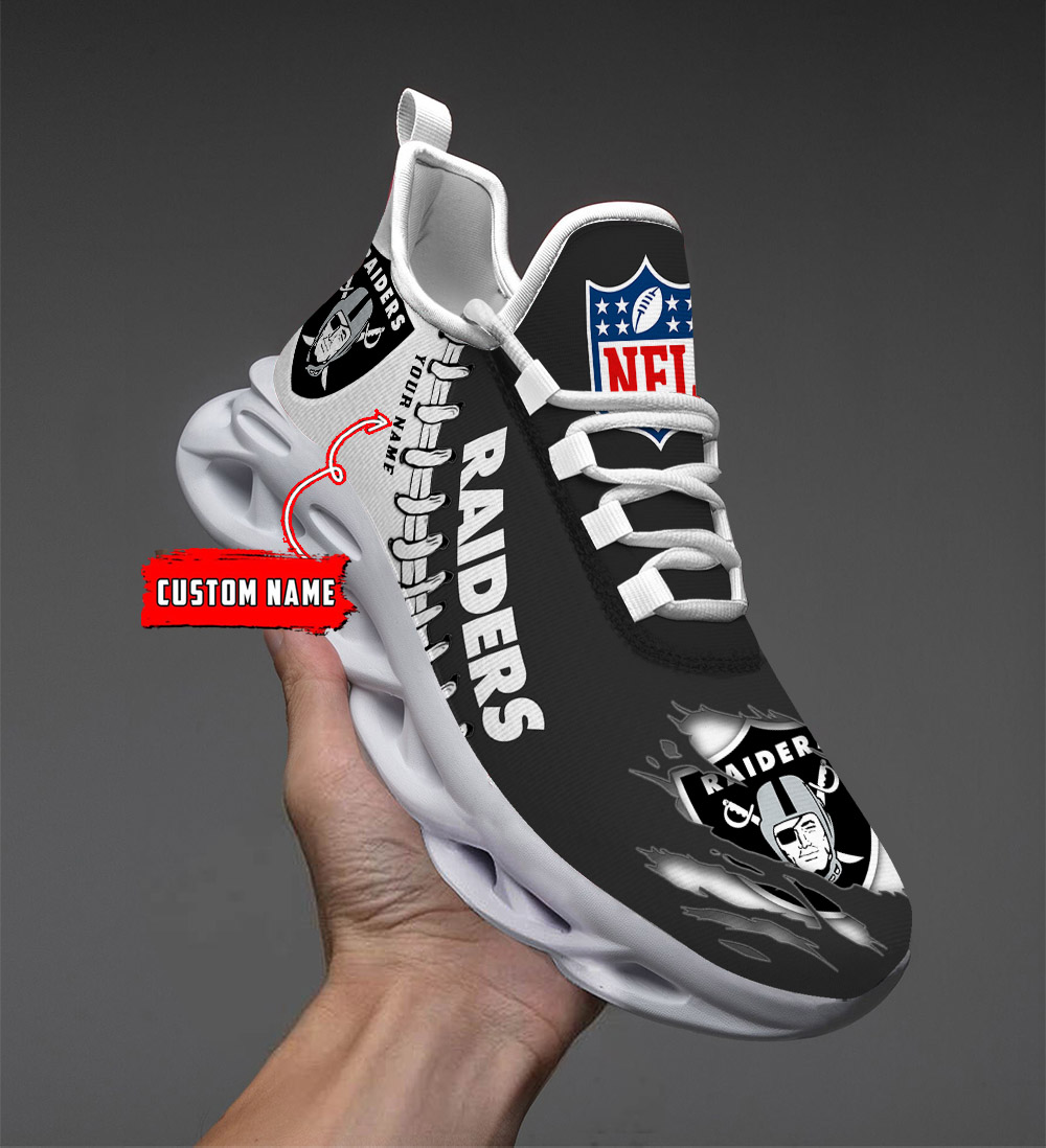    Custom name    Las Vegas Raiders Personalized Max Soul Shoes   DS001