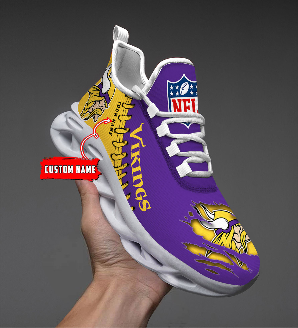    Custom name    Minnesota Vikings Personalized Max Soul Shoes   DS001