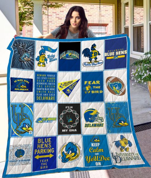 Delaware Fightin’ Blue Hens Quilt Blanket