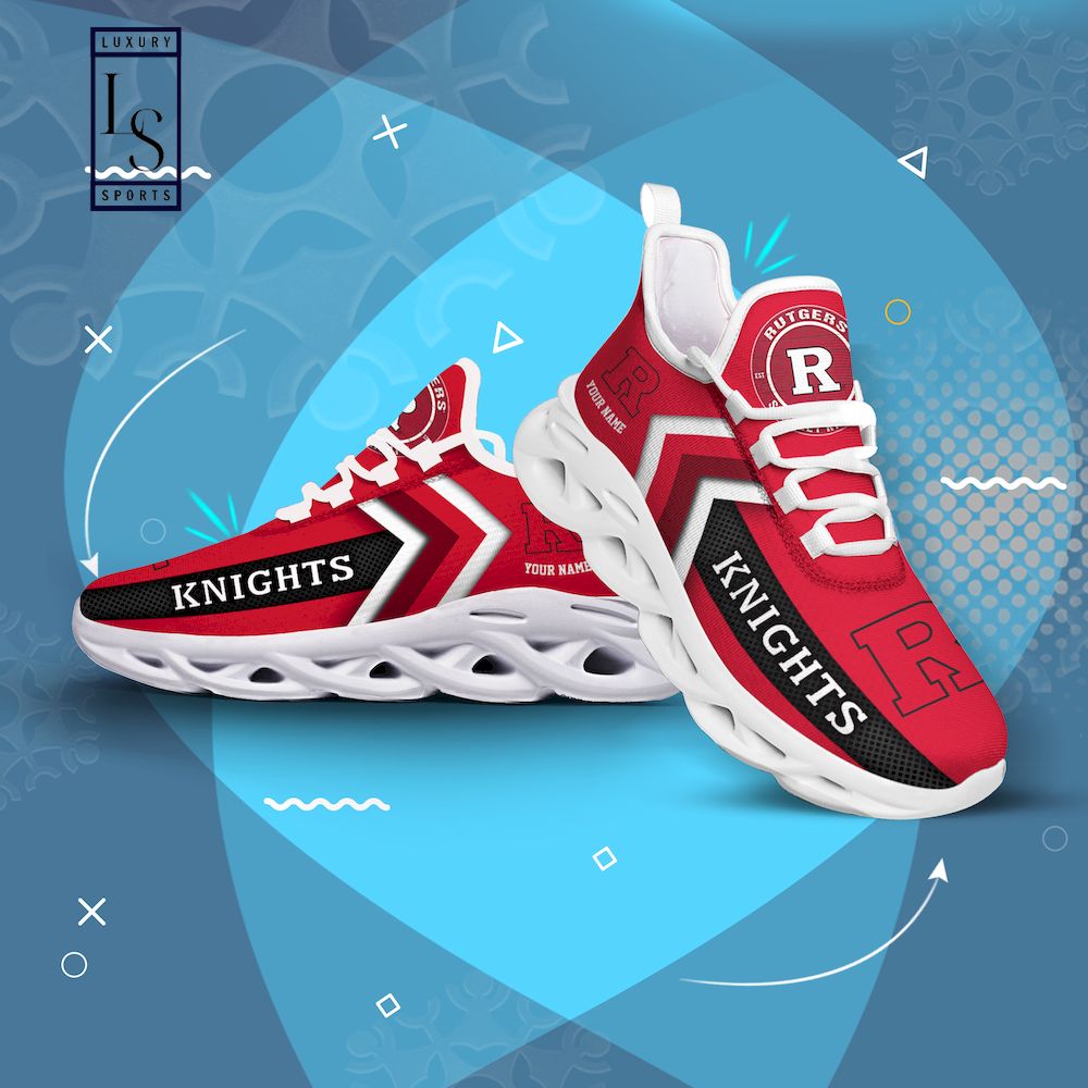 Rutgers Scarlet Knights Personalized Max Soul Shoes