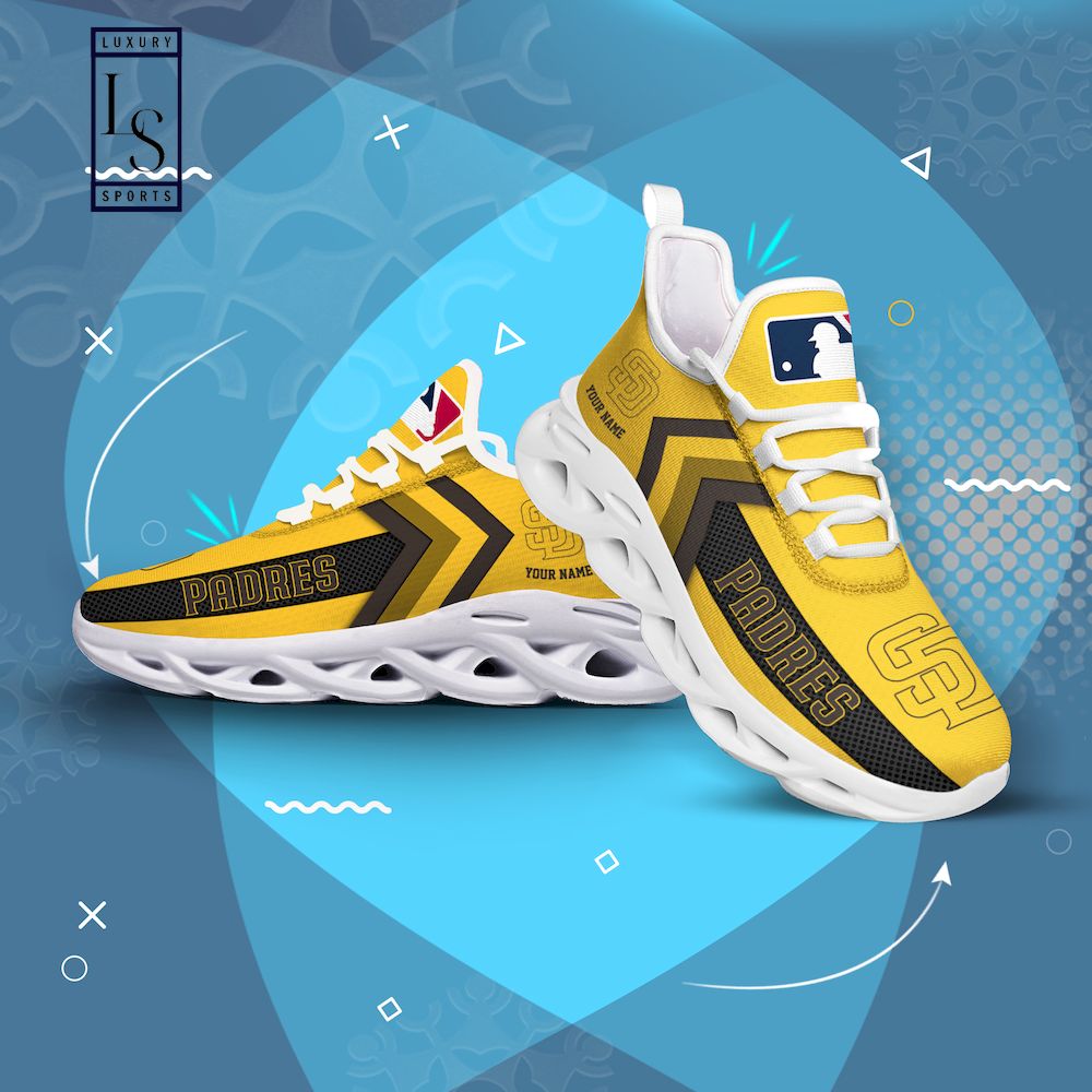 San Diego Padres Personalized Max Soul Shoes