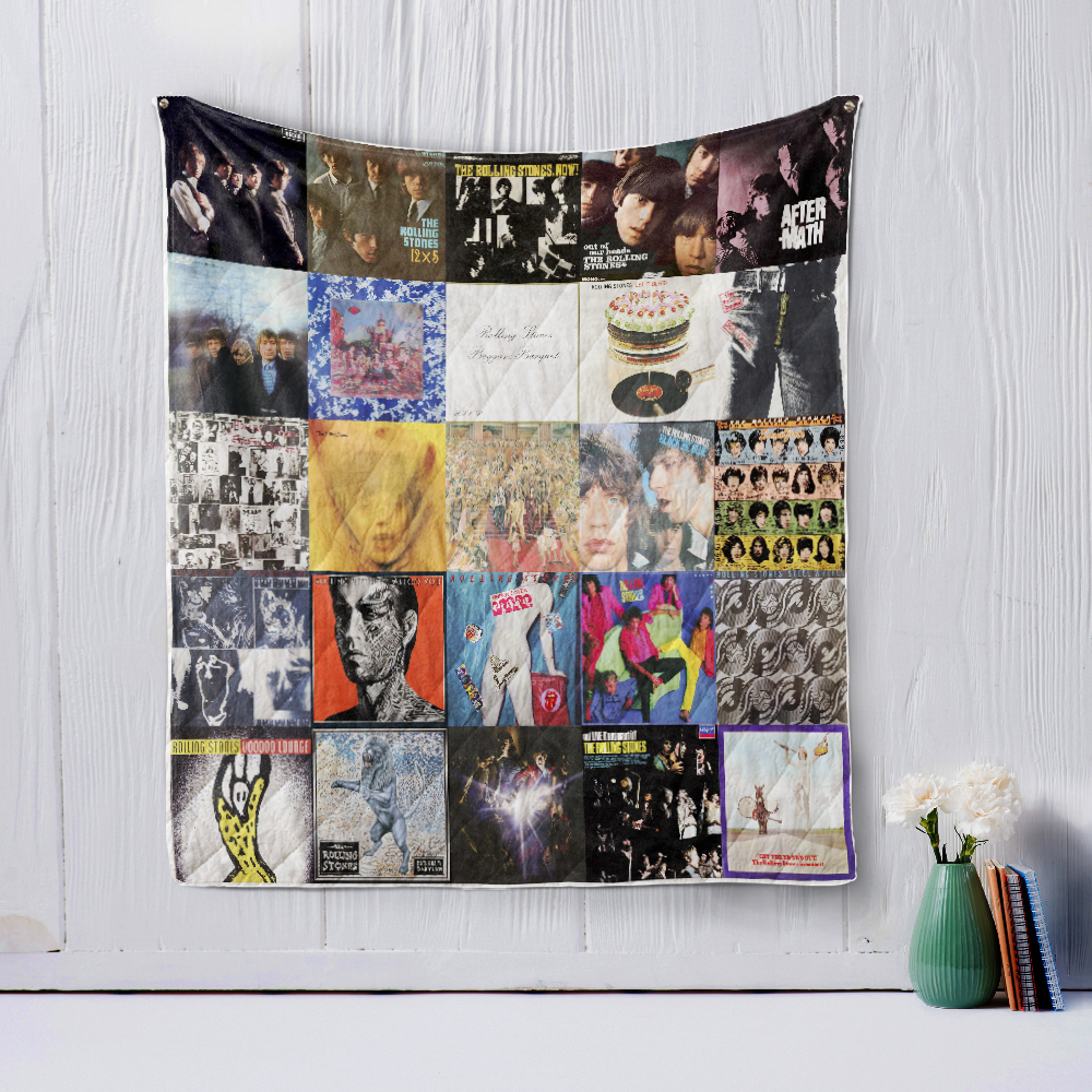 The Rolling Stones Style 2 Quilt Blanket