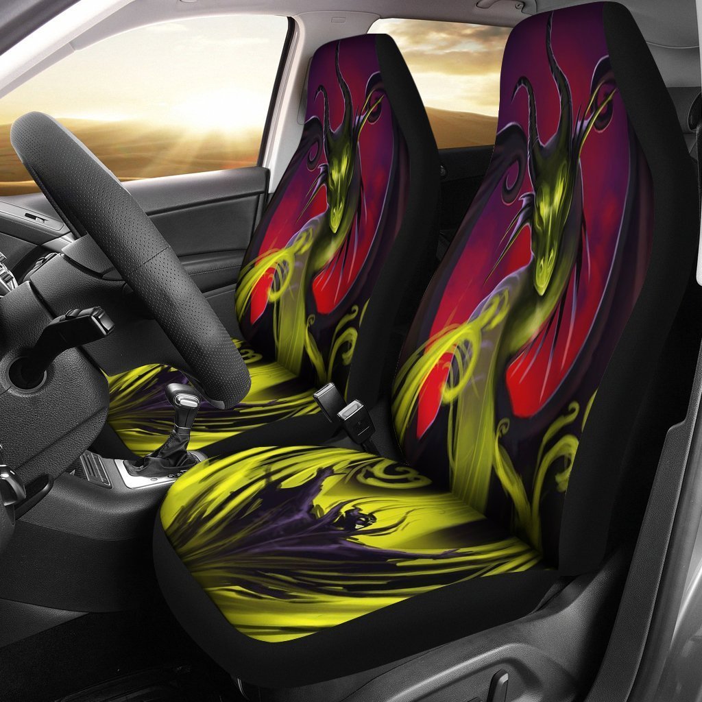 Villains Maleficent Car Seat Cover ( Set of 2)