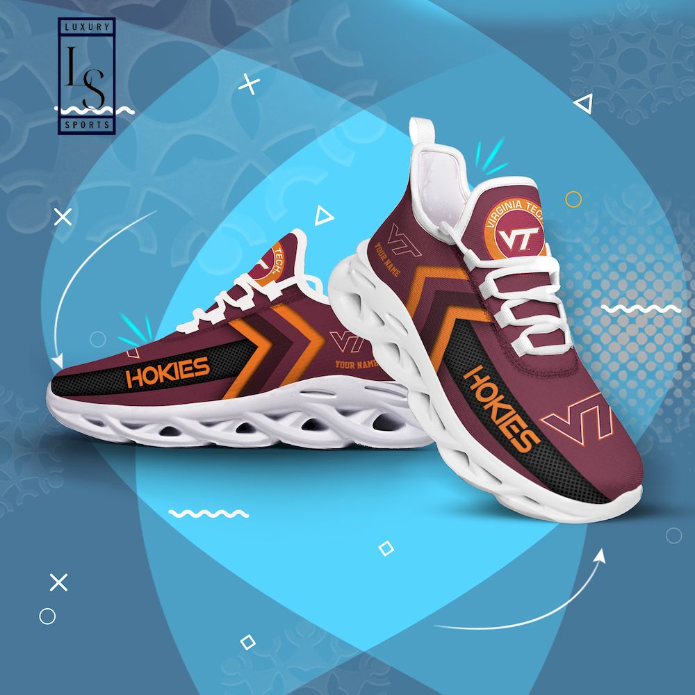 Virginia Tech Hokies Personalized Max Soul Shoes