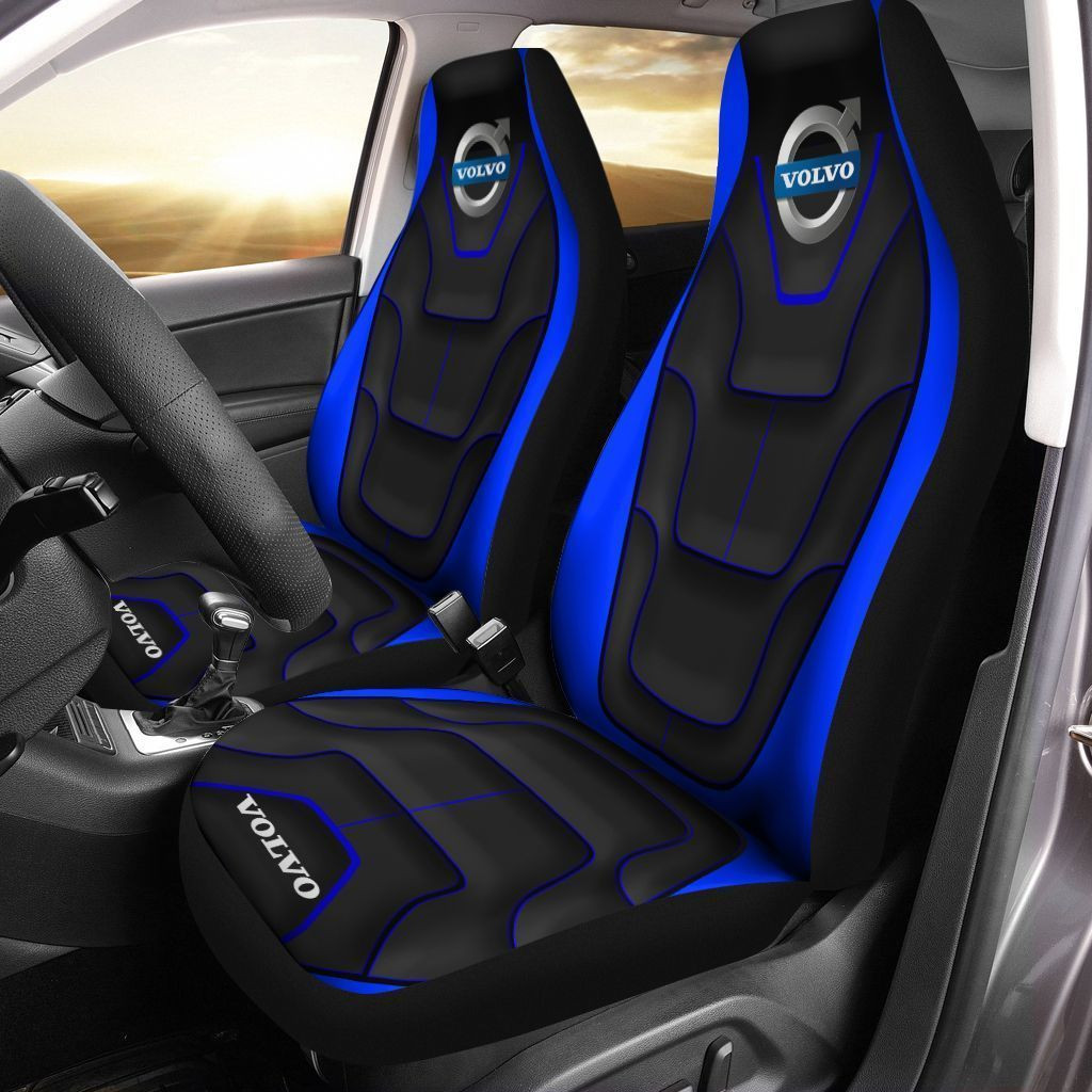 Volvo - Car Seat Cover (Set of 2) Ver 2 (Blue)