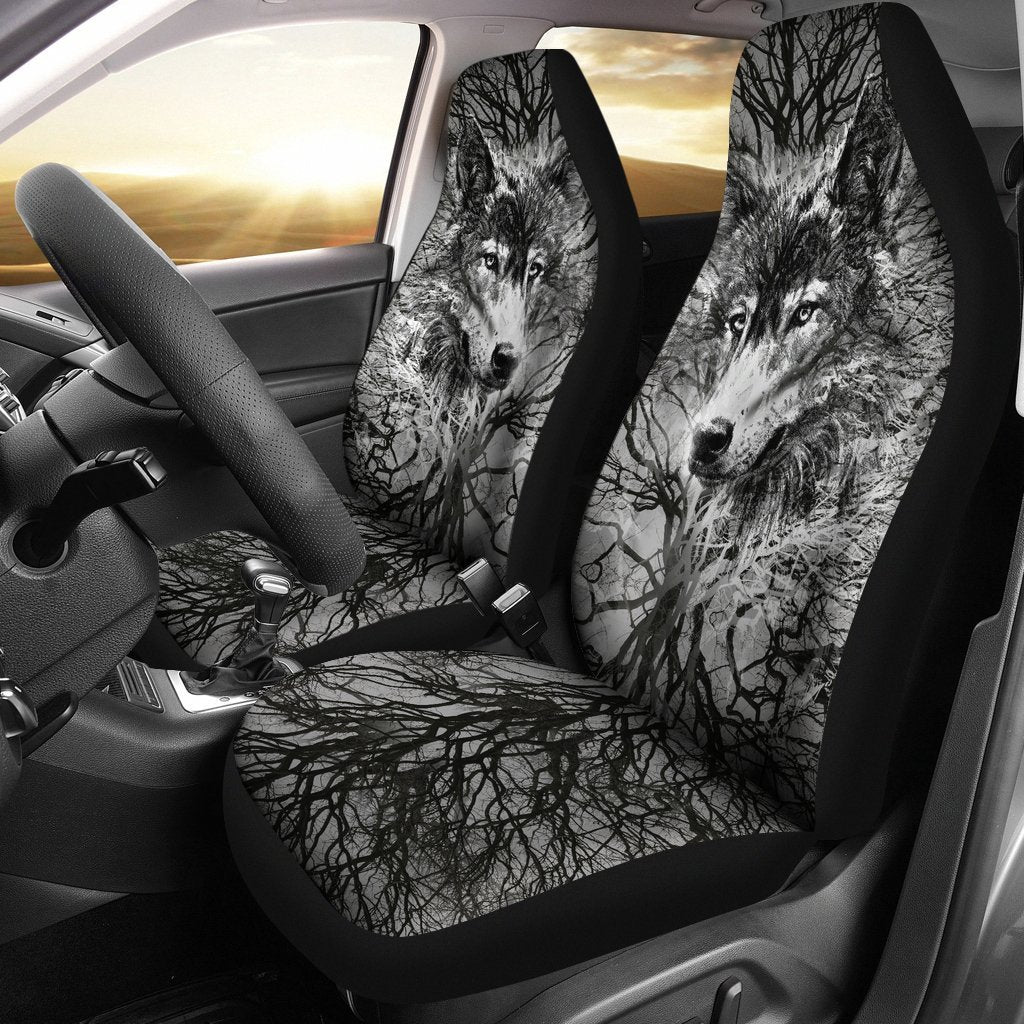 Wolf Car Seat Cover ( Set of 2)