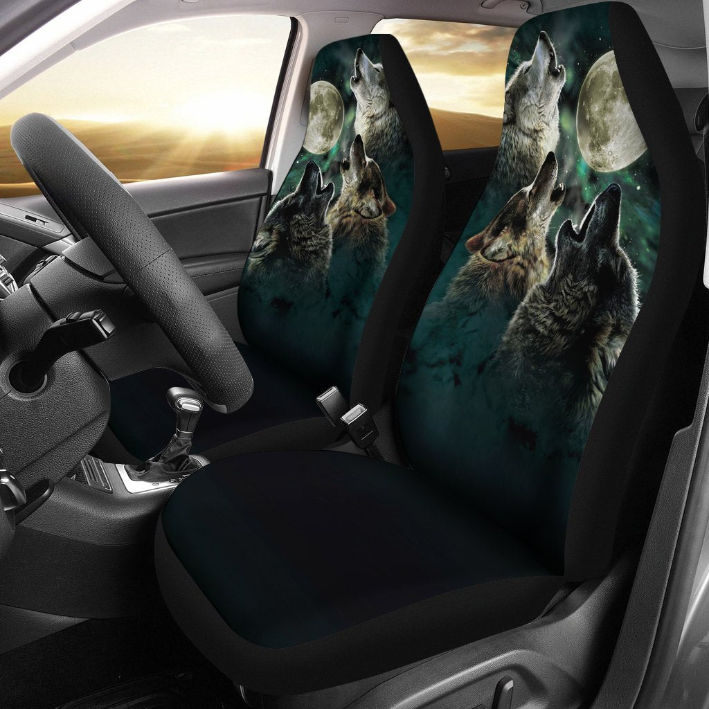 Wolf Car Seat Cover ( Set of 2)